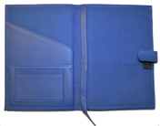 Blue Full-Grain Leather Paper Journal Covers