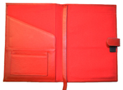 Red Leather Full-Grain Paper Journal Covers