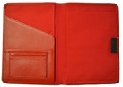 Red Leather Paper Journal Cover