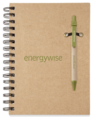 Eco Friendly Lined Journal with Pen